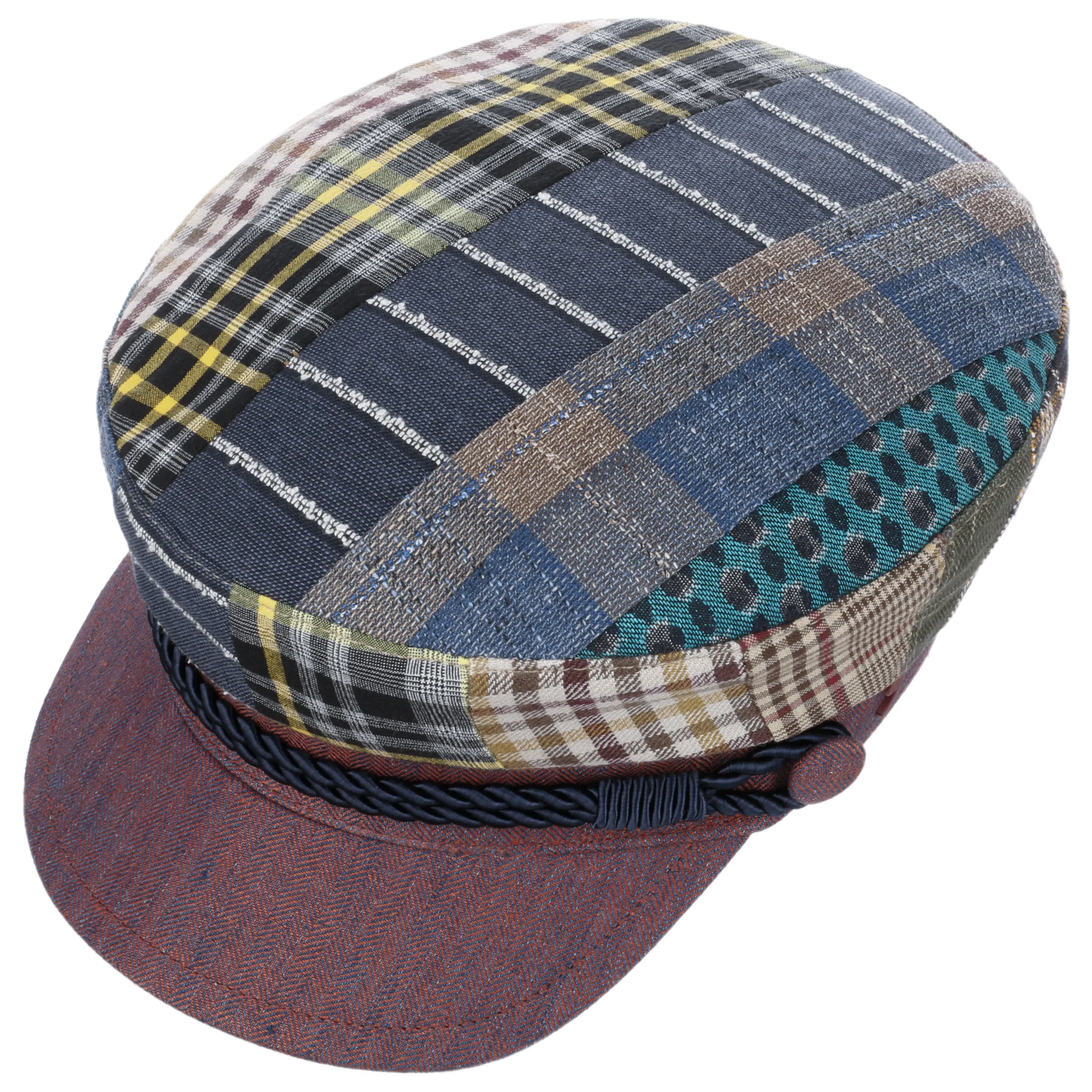 Casquette Marin Patchwork by Alfonso DEste --> Chapeaux, casquettes & bonnets en ligne ▷ Chapeaushop